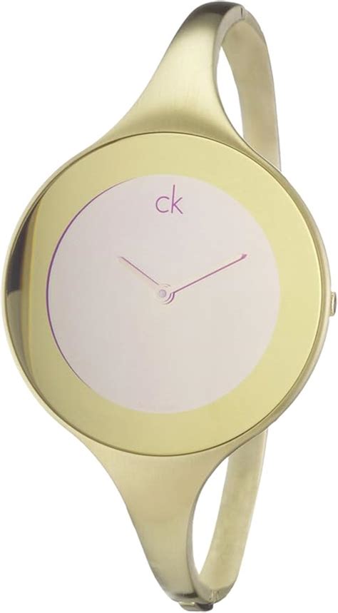 calvin klein damen uhr gold